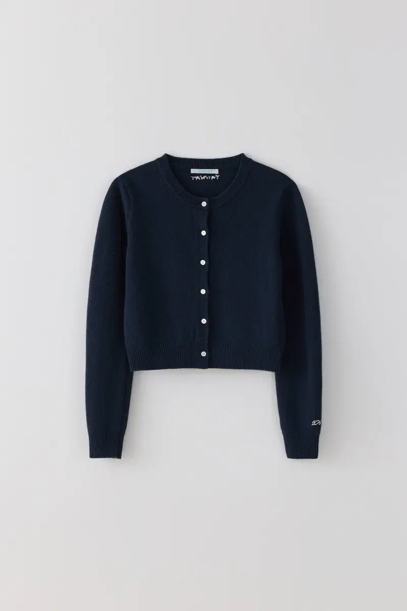 [새상품] 타낫 Powder round cardigan (navy)